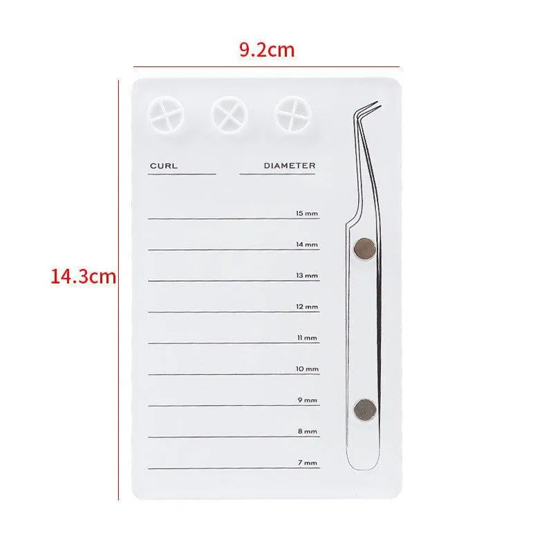 Crystal Acrylic Lash Tile With Magnetic Tweezer Holder, product image 4