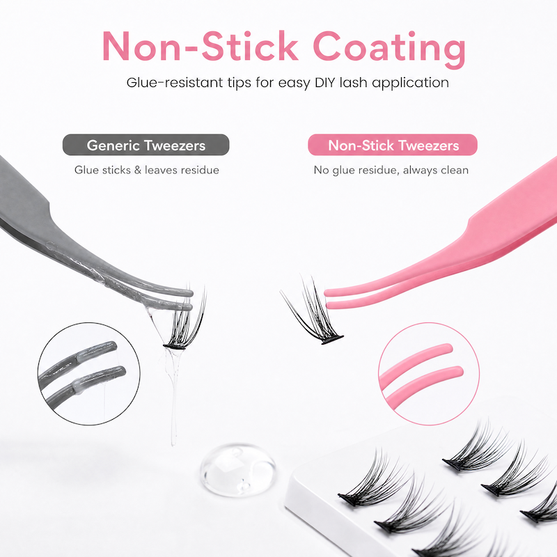 Non-Stick DIY Lash Applicator Tweezer