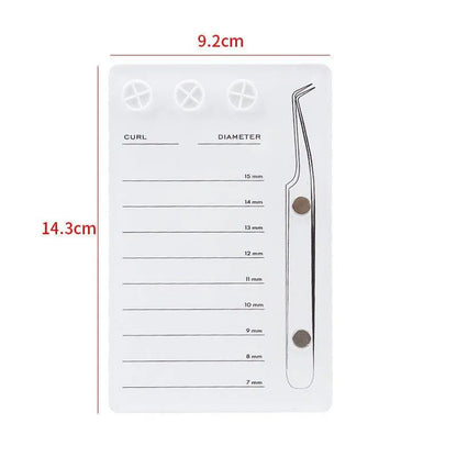 Crystal Acrylic Lash Tile With Magnetic Tweezer Holder, product image 4