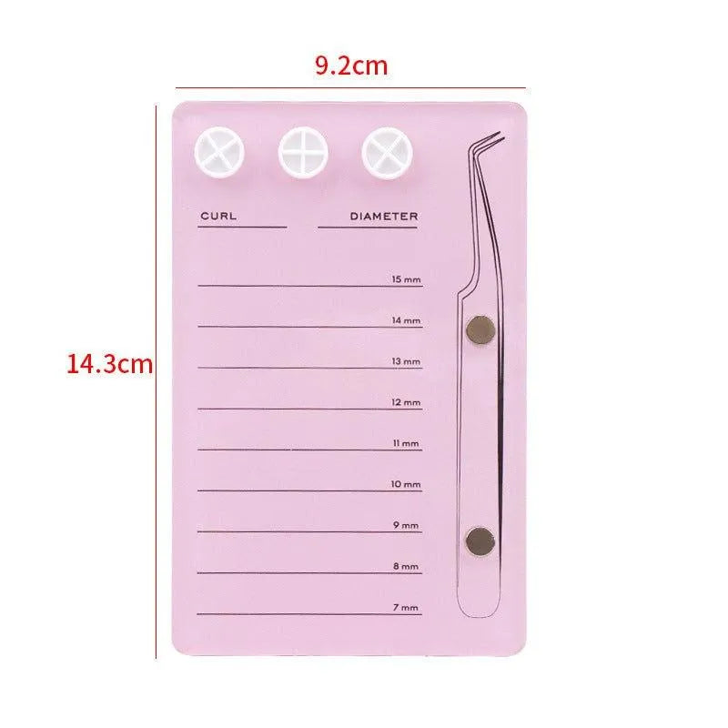 Crystal Acrylic Lash Tile With Magnetic Tweezer Holder, product image 5
