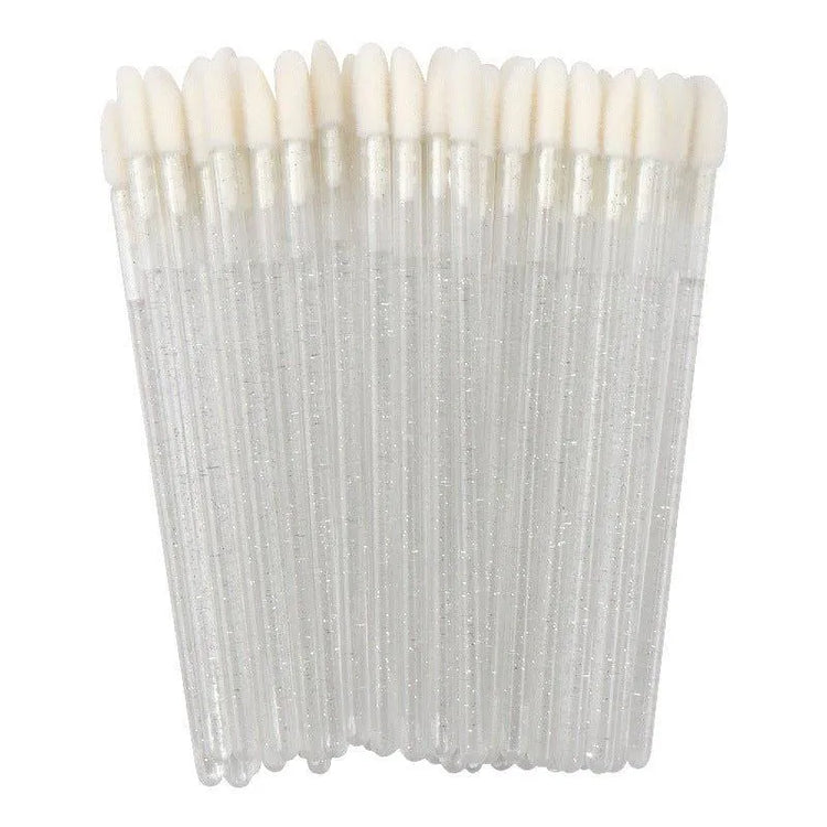 Disposable Crystal Lip Brushes (50 pcs/pack) for professional lash extension use