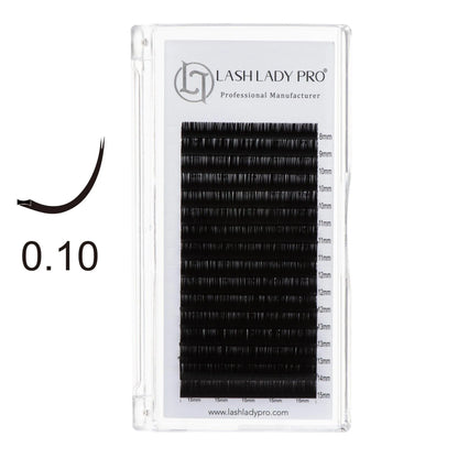 0.10mm Flat Lash ｜ LashLady Pro for professional lash extension use