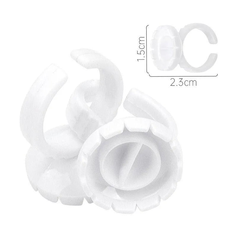Glue Rings for Eyelash Extension 100pcs/pack, product image 2