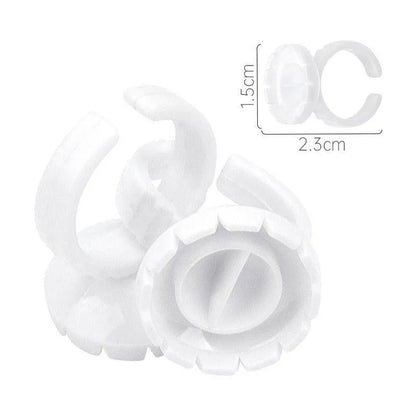 Glue Rings for Eyelash Extension 100pcs/pack, product image 2
