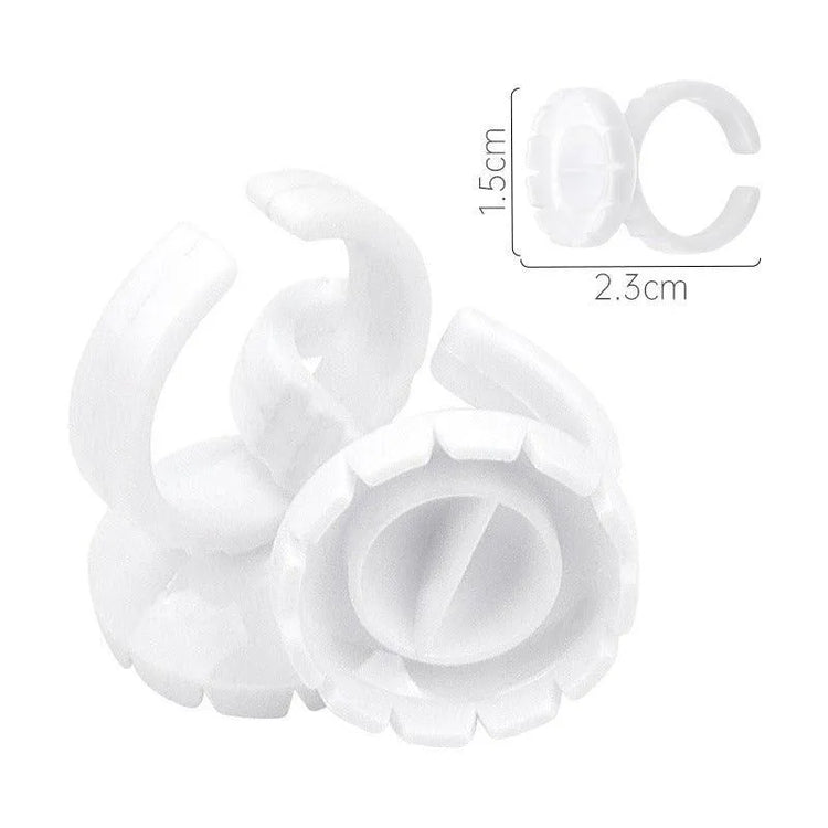 Glue Rings for Eyelash Extension 100pcs/pack, product image 2