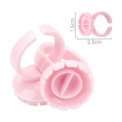 Glue Rings for Eyelash Extension 100pcs/pack, product image 6