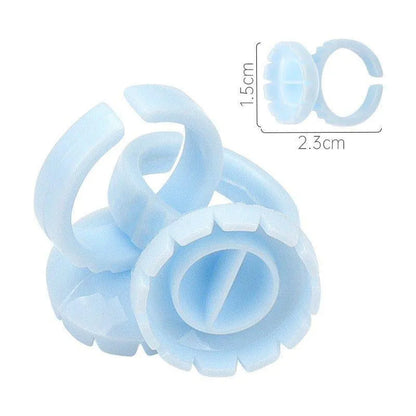 Glue Rings for Eyelash Extension 100pcs/pack, product image 7