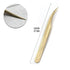 LG-06 Gold Isolation Tweezer for professional lash extension use