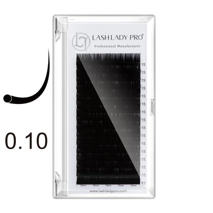 0.10mm Premium Classic Eyelash | Lash Lady Pro for professional lash extension use