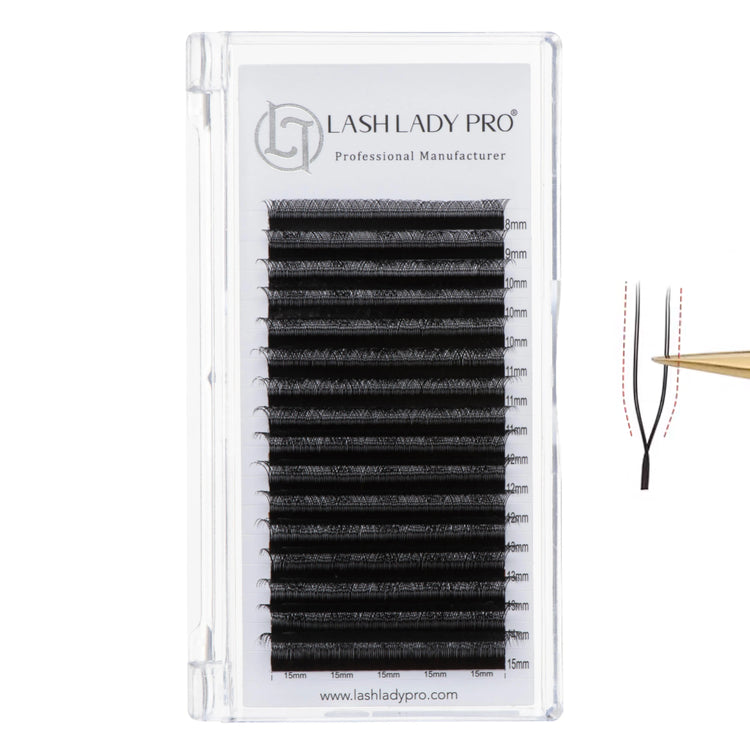 U Shape YY Lash 0.07mm for professional lash extension use