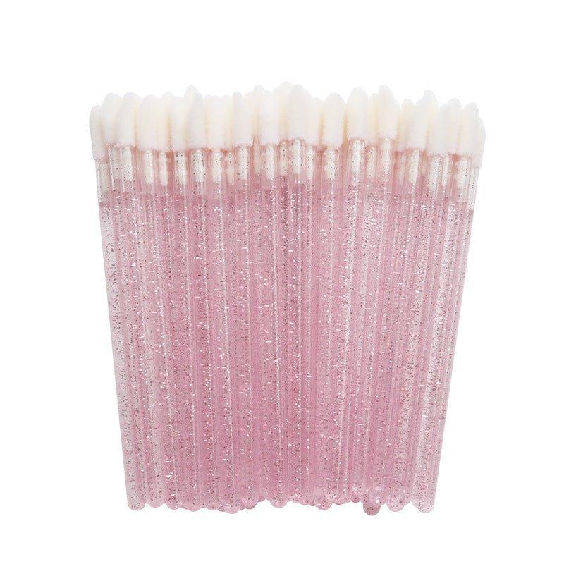 Disposable Crystal Lip Brushes (50 pcs/pack) - lashladypro