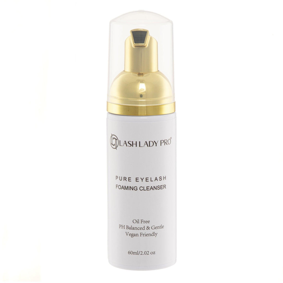 Eyelash cleanser 60ml for professional lash extension use